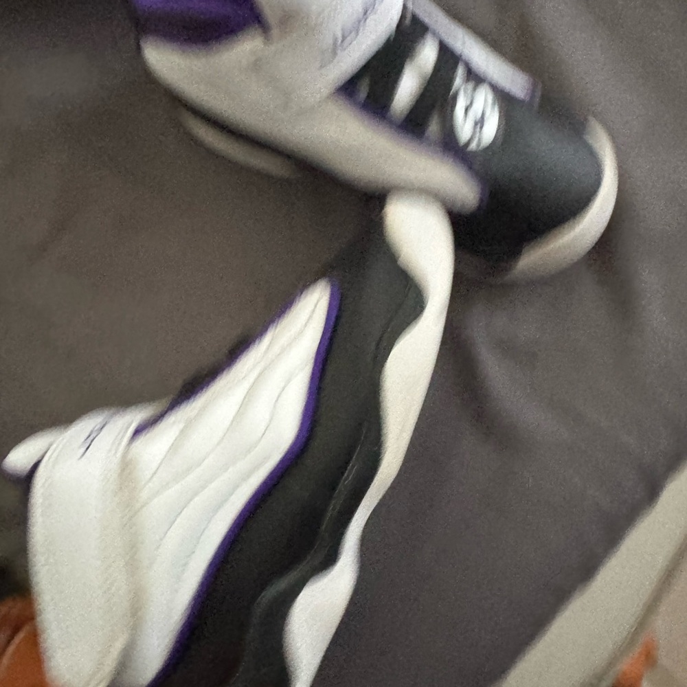 Jordan Kids Sneakers Black White Purple